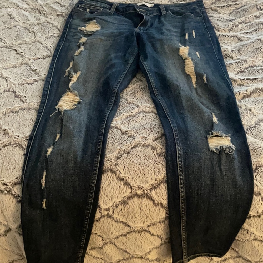 Stretchy jean pants